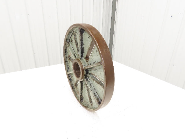 Slotted Lathe Drive Face Plate Cast Iron 2-3/4-5 Direct Screw 16" OD 6 Slot