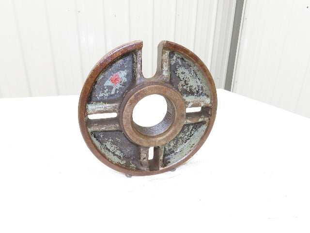 Slotted Lathe Dog Drive Face Plate Cast Iron 2-3/4-5 Direct Screw 9"OD
