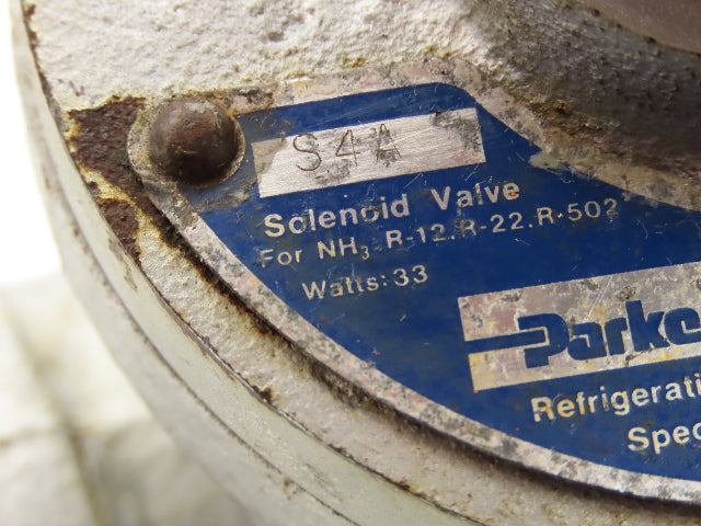 Parker S4A Solenoid Valve 300PSIG 1-1/4" Port 3/4" 20mm