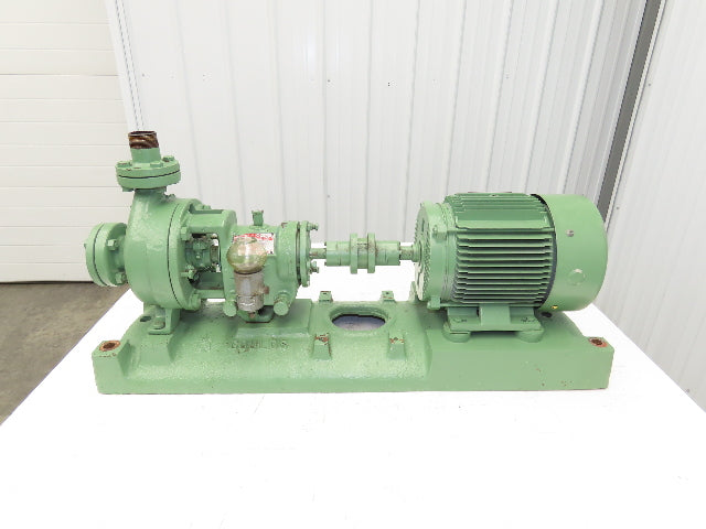 Goulds 3196 Stainless Centrifugal Pump 1"x 1-1/2" Flanged 4.5" Impeller 5Hp