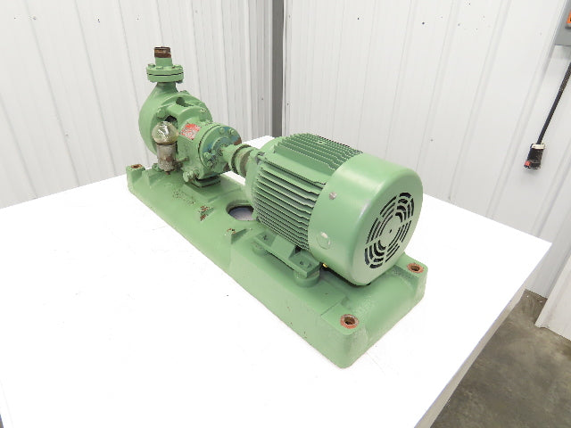 Goulds 3196 Stainless Centrifugal Pump 1"x 1-1/2" Flanged 4.5" Impeller 5Hp