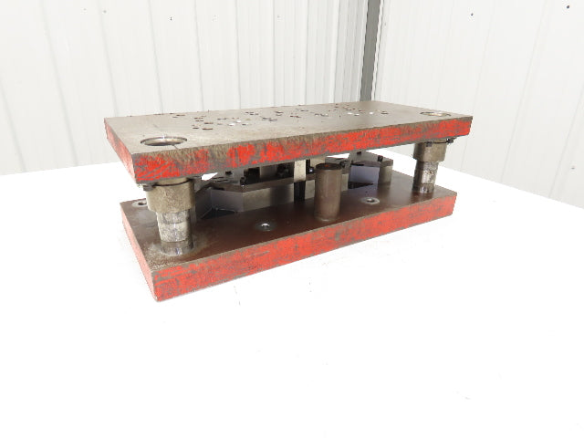 Punch Press 2 Back Post Die Holder Shoe Set 10-3/4x24" Rectangle 1" Stroke