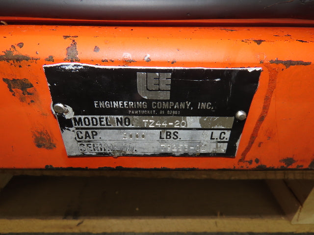 Presto TZ44-20 Container Tilter Tipper 45° 2000lbs 120V 44x48" Top Tote Drive On