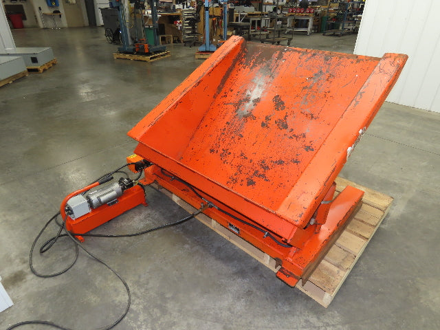 Presto TZ44-20 Container Tilter Tipper 45° 2000lbs 120V 44x48" Top Tote Drive On