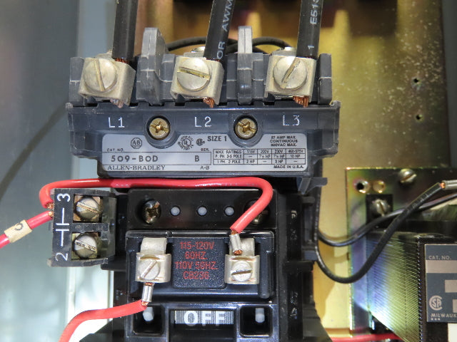 Allen Bradley 512-BJB-6-24 Combination Controller Size 1 Ser D 10Hp 600V