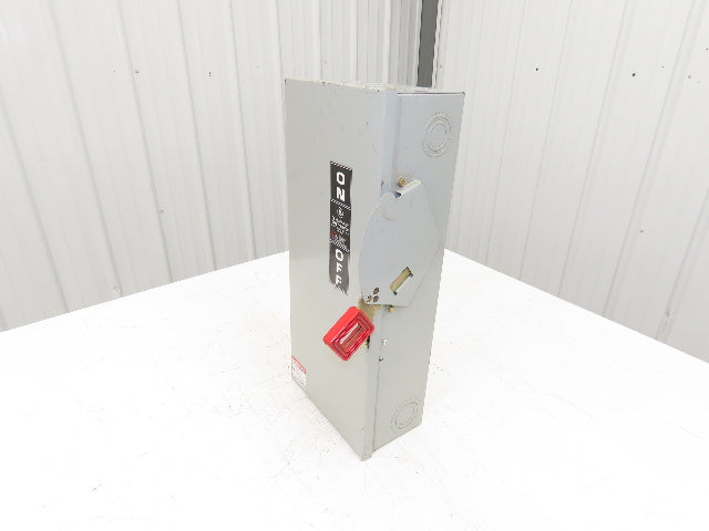 General Electric TH3362 Safety Disconnect Switch Fused 60A 600VAC Model 10