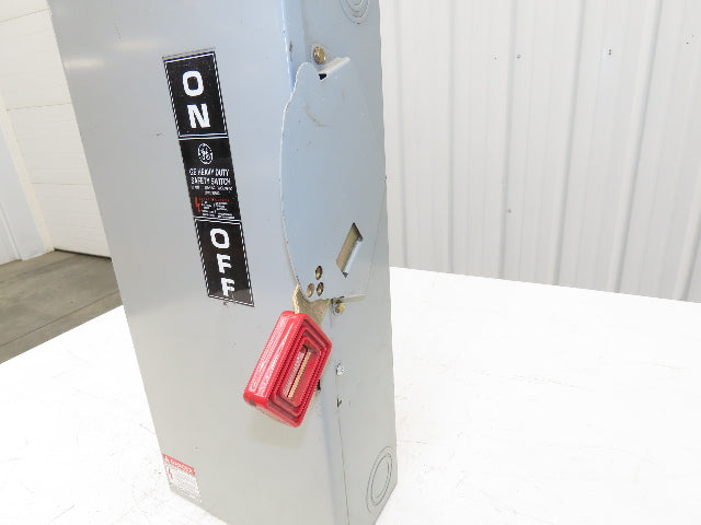 General Electric TH3362 Safety Disconnect Switch Fused 60A 600VAC Model 10