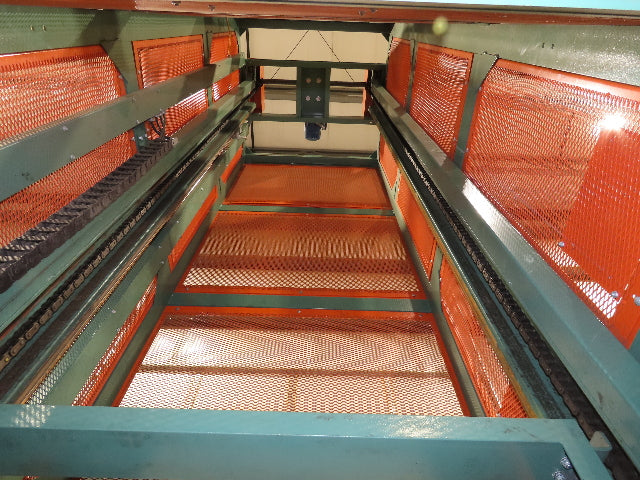 Roach Vertical Lift Elevator 36"Wx 48"L Belt Conveyor 11' 4" Travel 460V 3PH