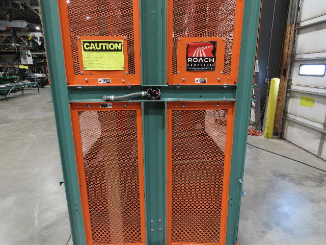 Roach Vertical Lift Elevator 36"Wx 48"L Belt Conveyor 11' 4" Travel 460V 3PH
