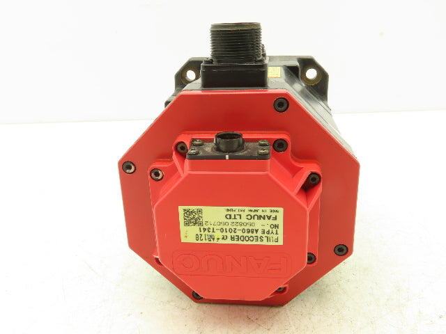 Fanuc A06B-0235-B605 AC Servo Motor 2.5kW 184v 3Ph 4000RPM Encoder A8602010T341