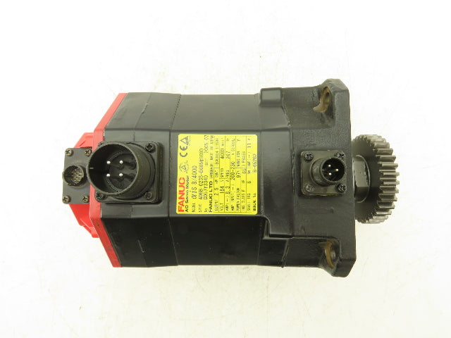 Fanuc A06B-0235-B605 AC Servo Motor 2.5kW 184v 3Ph 4000RPM Encoder A8602010T341