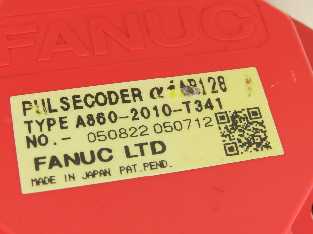 Fanuc A06B-0235-B605 AC Servo Motor 2.5kW 184v 3Ph 4000RPM Encoder A8602010T341