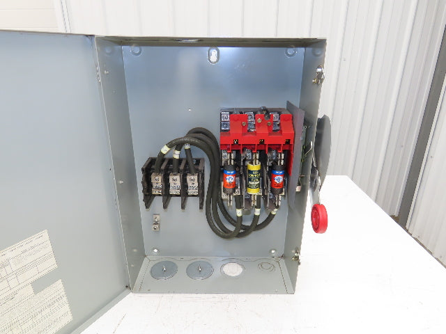 Eaton DH323FGKJSEL Fusible Disconnect Safety Switch 3 Pole 100A 240V 3Ph
