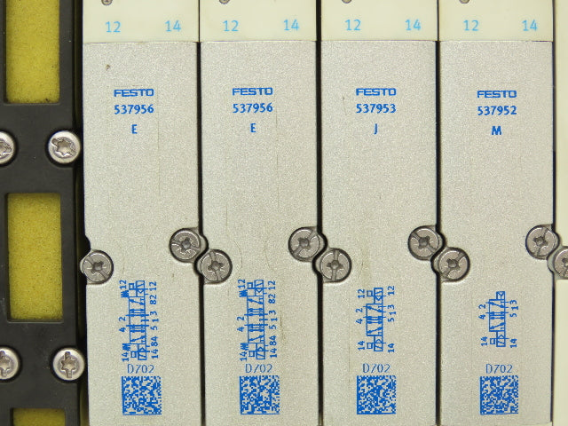 Festo 50E-F13GEQS-D+N32P-SGL-R-M3BU-EEJMLL+3T Pneumatic Air Valve Manifold