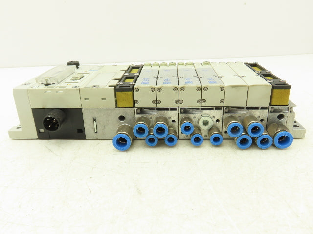 Festo 50E-F13GEQS-D+N32P-SGL-R-M3BU-EEJMLL+3T Pneumatic Air Valve Manifold