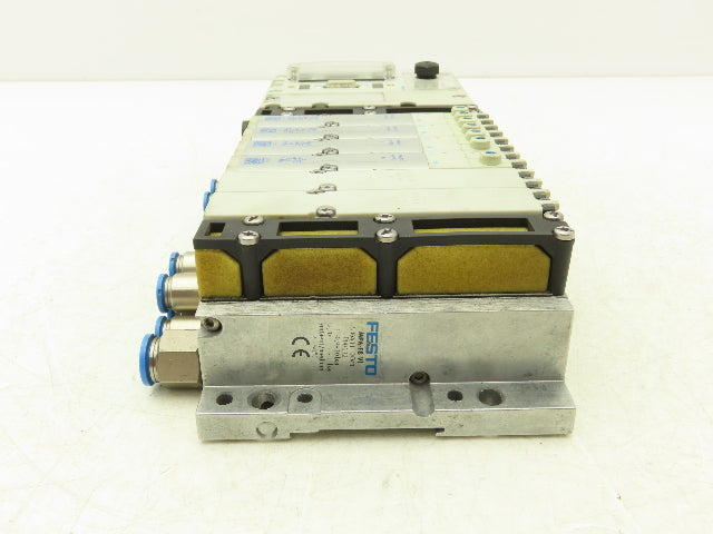 Festo 50E-F13GEQS-D+N32P-SGL-R-M3BU-EEJMLL+3T Pneumatic Air Valve Manifold