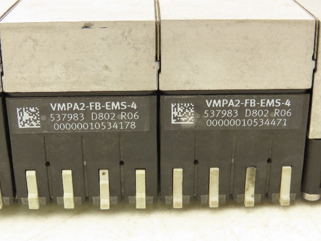 Festo 50E-F13GEQS-D+N32P-SGL-R-M3BU-EEJMLL+3T Pneumatic Air Valve Manifold