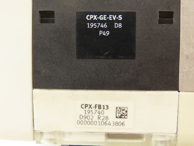 Festo 50E-F13GEQS-D+N32P-SGL-R-M3BU-EEJMLL+3T Pneumatic Air Valve Manifold