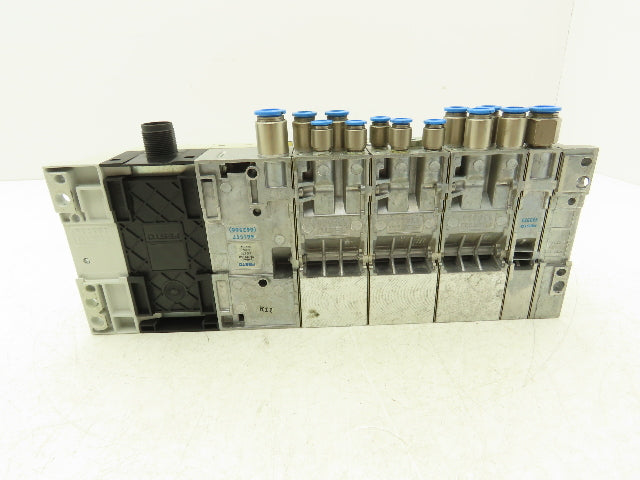 Festo 50E-F13GEQS-D+N32P-SGL-R-M3BU-EEJMLL+3T Pneumatic Air Valve Manifold