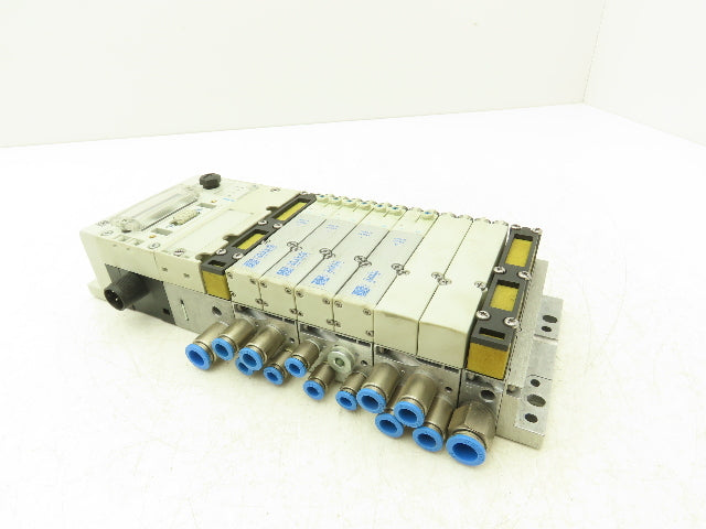 Festo 50E-F13GEQS-D+N32P-SGL-R-M3BU-EEJMLL+3T Pneumatic Air Valve Manifold
