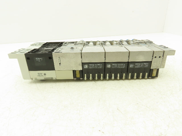 Festo 50E-F13GEQS-D+N32P-SGL-R-M3BU-EEJMLL+3T Pneumatic Air 4-Valve Manifold