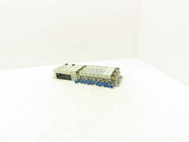 Festo 50E-F13GEQST18-D+N32P-SGL-R-M4BU-JJGJJGLL+4T Pneumatic 6-Valve Manifold