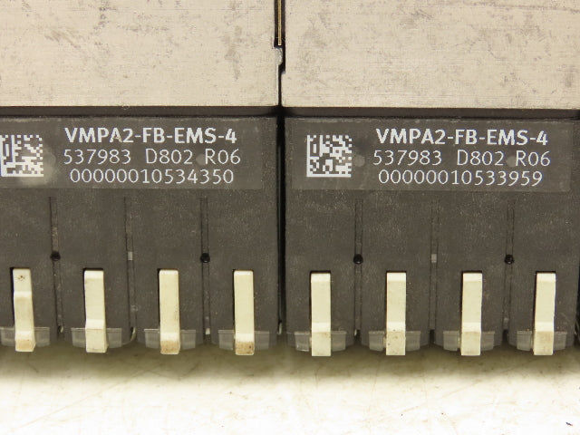 Festo 50E-F13GEQST18-D+N32P-SGL-R-M6BU-EEJGML4JGL+6T Pneumatic 10-Valve Manifold