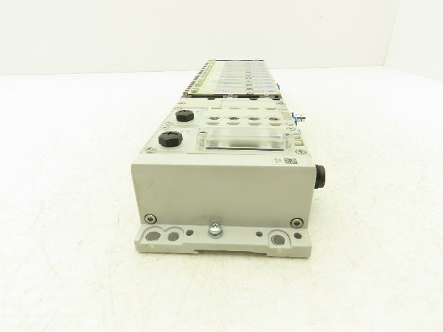 Festo 50E-F13GEQST18-D+N32P-SGL-R-M6BU-JM9JM+6T Pneumatic Air 10-Valve Manifold