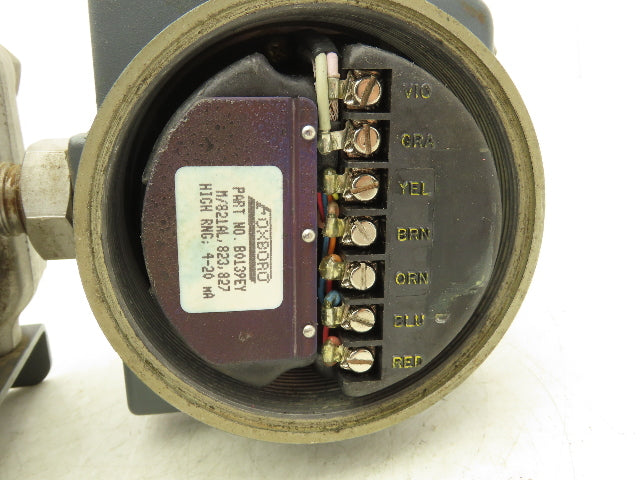 Foxboro 823DP-I3S1NH2 Electronic Pressure Transmitter 12.5-65VDC 3000PSI