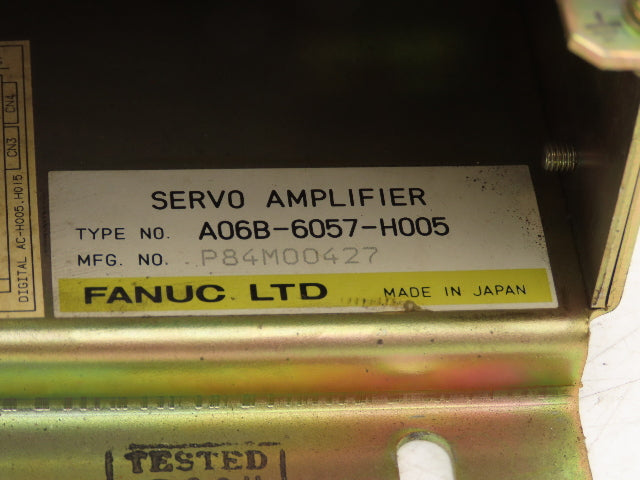 Fanuc A068B-6057-H0005 Servo Amplifier Drive