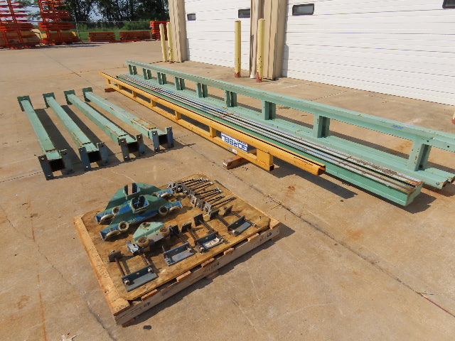 Gorbel S1000 1/2 Ton Free Standing Workstation Bridge Crane 23' Span 27' Runway