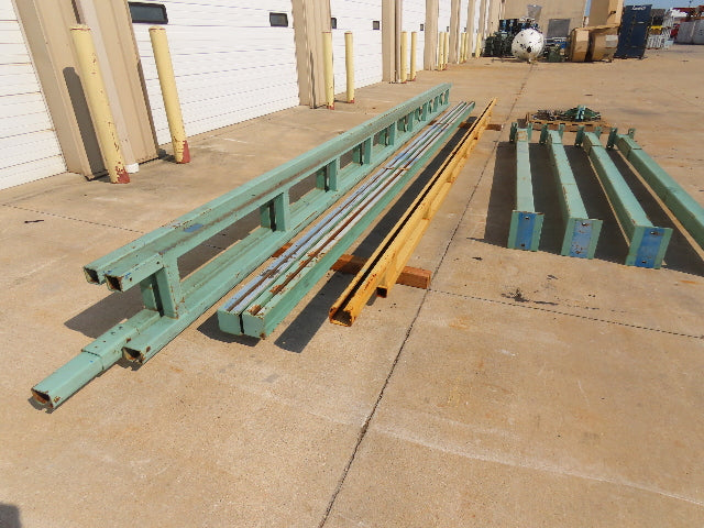 Gorbel S1000 1/2 Ton Free Standing Workstation Bridge Crane 23' Span 27' Runway