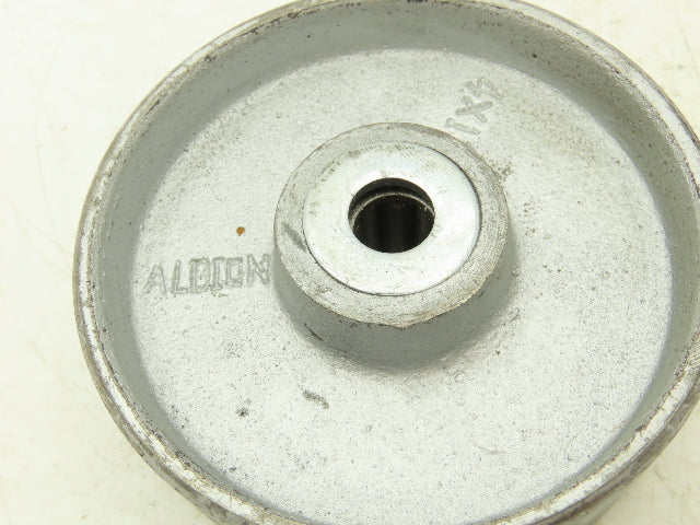 Albion 4x1.3" Cast Iron Steel Caster Wheel 4"Dia 1.3"Width 1/2"Bore Lot of 4