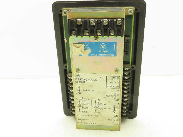 Westinghouse IQ-1000 Motor Protection Relay Overload Module Style 9966D32