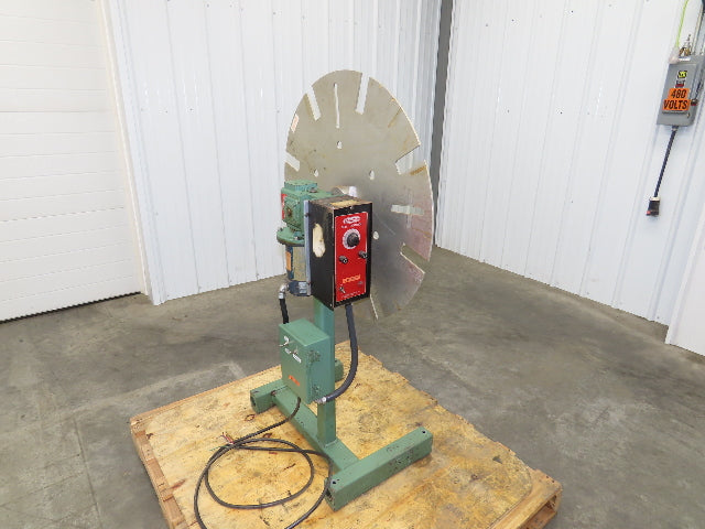 Dayton Rotating Coiler Uncoiler Spinner DC Drive 28RPM Max 30" Flywheel 230V