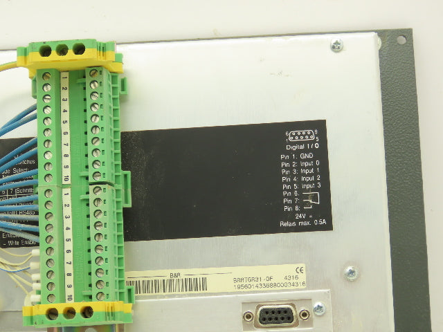 B&R Automation BRRTGR31 Control Pannel Display Screen 7 Start/Stop Switches