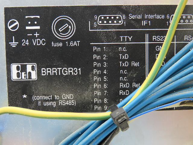 B&R Automation BRRTGR31 Control Pannel Display Screen 7 Start/Stop Switches
