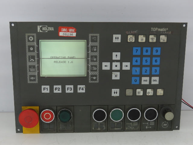 B&R Automation BRRTGR31 Control Pannel Display Screen 7 Start/Stop Switches