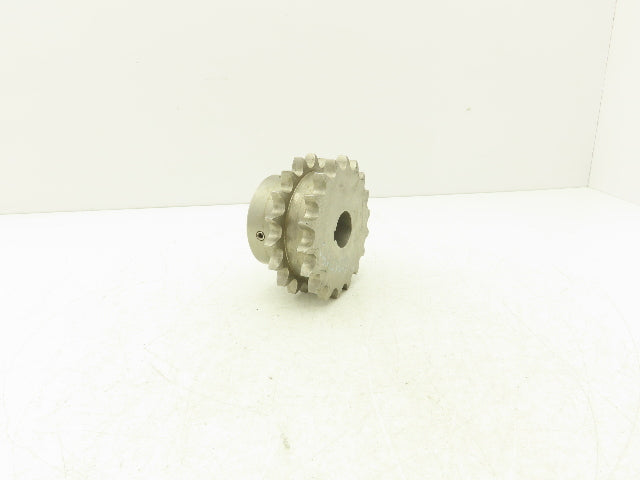Martin DS12B18SS Stainless Double Roller Chain Sprocket 18-Tooth 3/4"P 30mm Bore