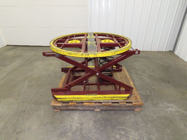 Southworth Spring Table Pallet Load Leveler Single Spring 43-1/2" Turntable