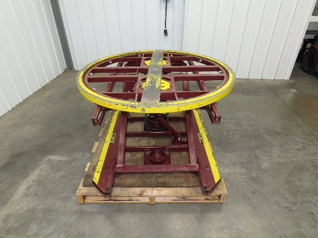 Southworth Spring Table Pallet Load Leveler Single Spring 43-1/2" Turntable