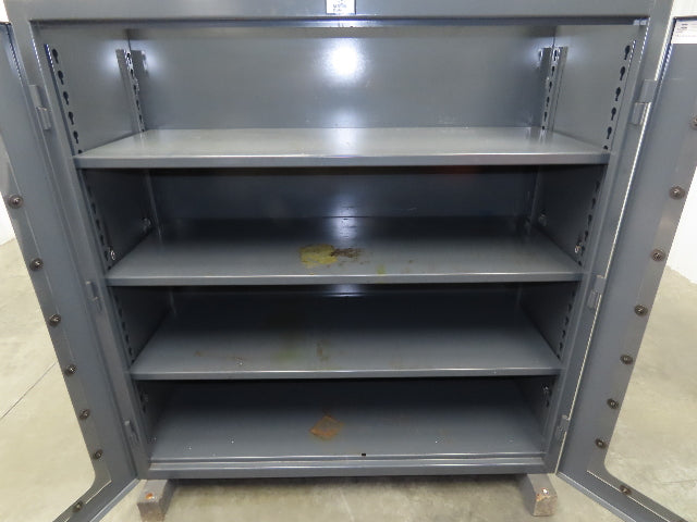 Strong Hold Skylight View Storage Cabinet Extreme Duty 12 GA 3 Shelf 60x24x60"
