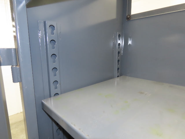 Strong Hold Skylight View Storage Cabinet Extreme Duty 12 GA 3 Shelf 60x24x60"