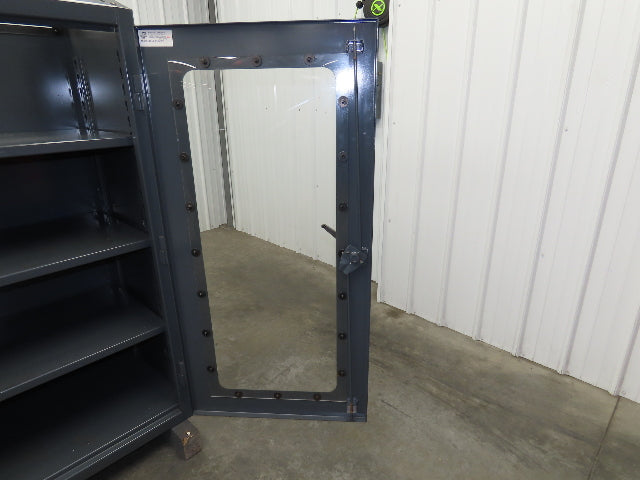 Strong Hold Skylight View Storage Cabinet Extreme Duty 12 GA 3 Shelf 60x24x60"
