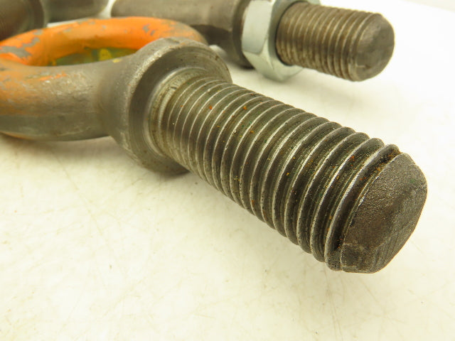 Forged Shoulder Eye Bolt 1"-7 Thread x 3" Shank Lot of 5 Made in USA