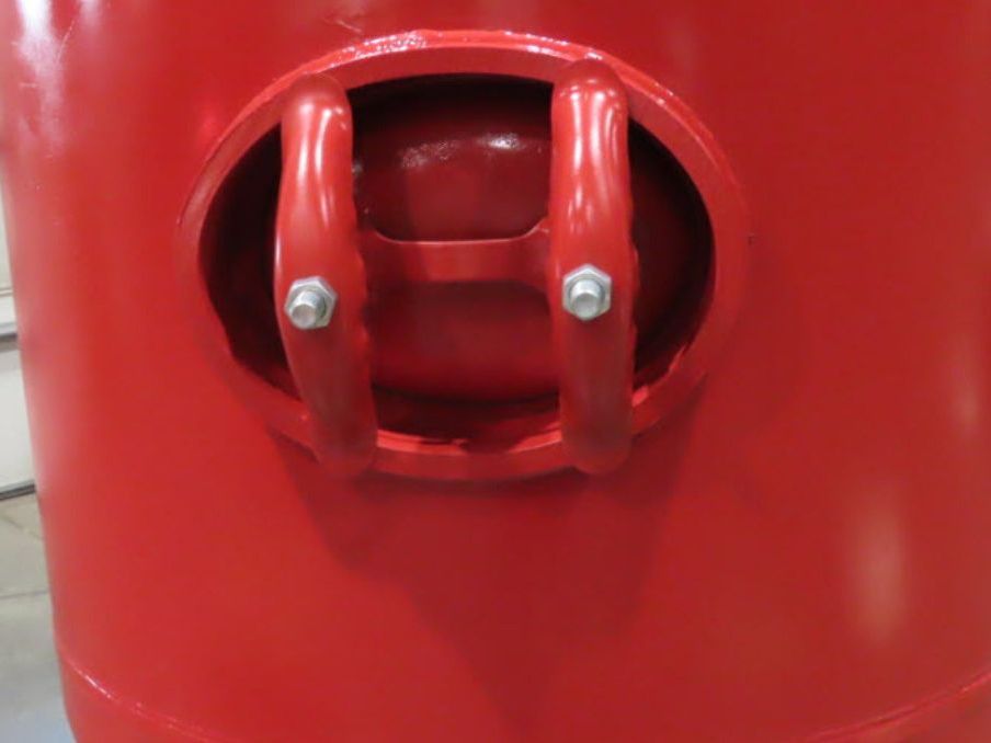 Brunner Vertical Compressed Air Receiver Tank 550 Gallon 165 PSI 38"x 132"