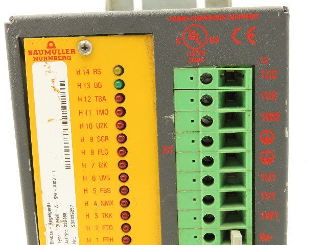 Baumuller BUM60-30/60-31-B-000 Servo Drive Controller 240VAC