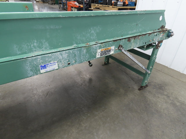 Roach 34"x 9' Slider Bed Conveyor 29" Belt .5Hp 230/460V 3PH End Drive 55fpm