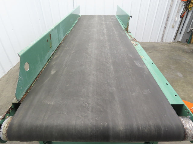 Roach 34"x 9' Slider Bed Conveyor 29" Belt .5Hp 230/460V 3PH End Drive 55fpm