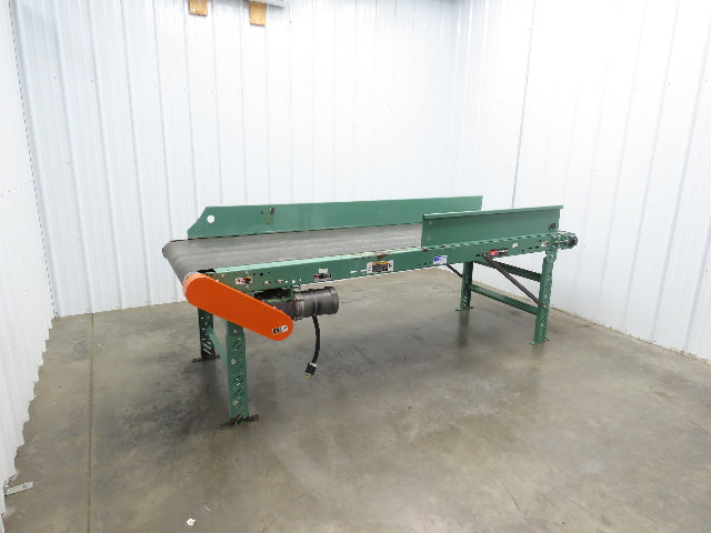Roach 34"x 9' Slider Bed Conveyor 29" Belt .5Hp 230/460V 3PH End Drive 55fpm